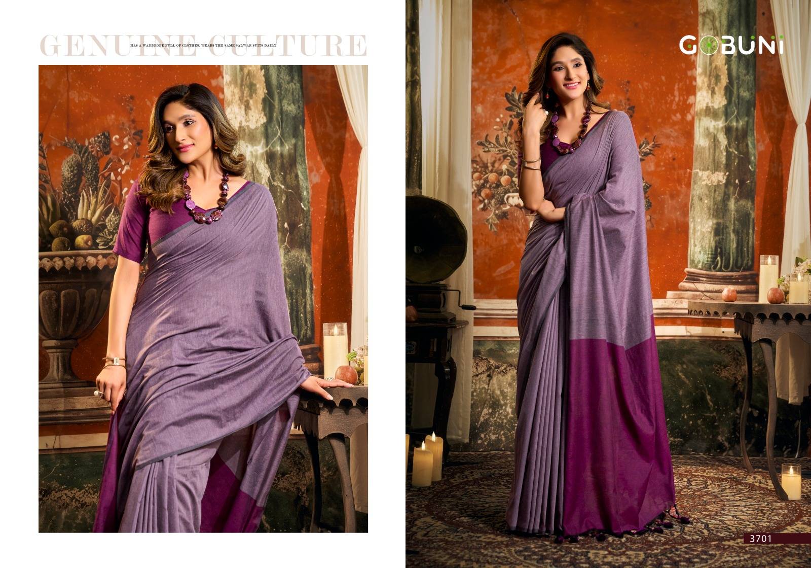 SWATI BY GOBUNI 3701 TO 3708 Series Indian Traditional Wear Collection Beautiful Stylish Fancy Colorful Occasional Wear Cotton Sarees At Wholesale Price